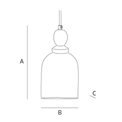 Zara Home Потолочный светильник, цвет бежевый, 24 см