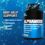 EVLution Nutrition, Alphamode, матрица для поддержки уровня тестостерона, 60 таблеток