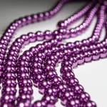 Хрустальный жемчуг, оттенок "Ultraviolet", шар 10мм, улучшенное покрытие