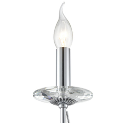 8034/1W CLASSI LN26 082 металл/стекло, хром/прозрачный Бра E14 1*40W 220V INCANTO
