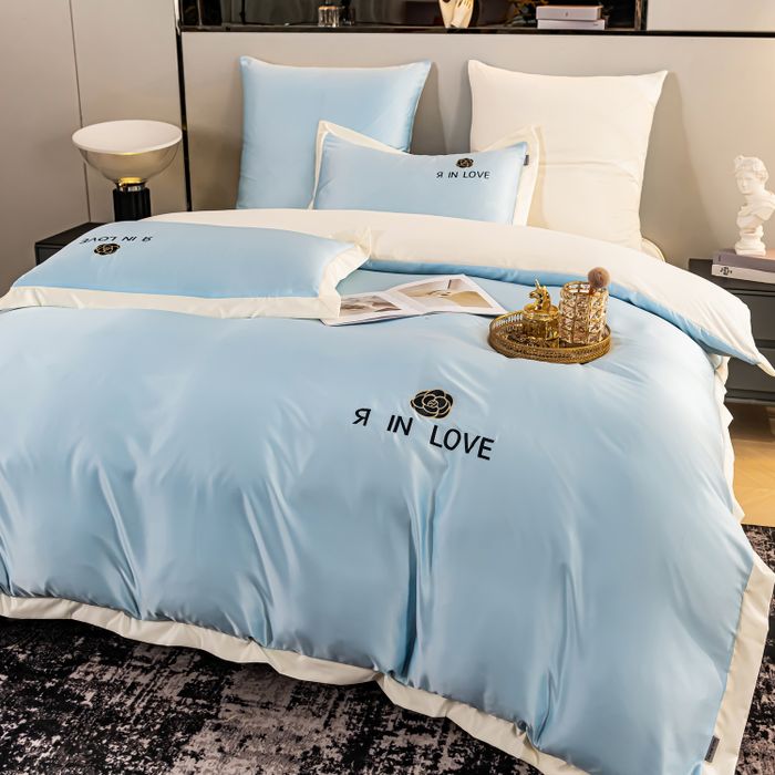 Комплект постельного белья Сатин-Шелк «Небесное признание»