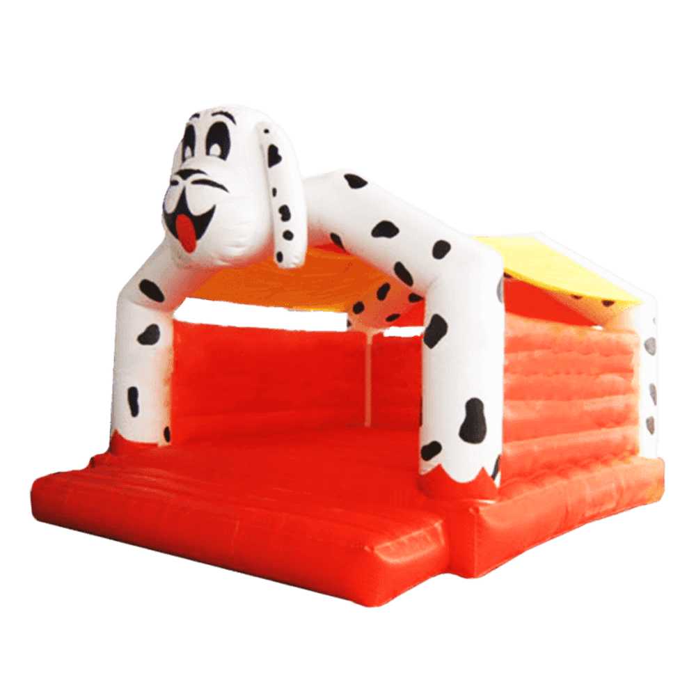 Детский надувной батут "Большой далматинец" с крышей