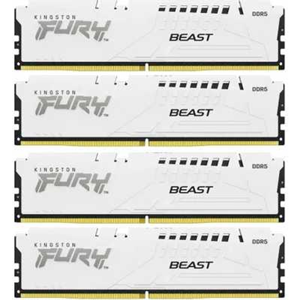 Оперативная память Kingston Fury Beast White XMP KF552C40BWK4-64
