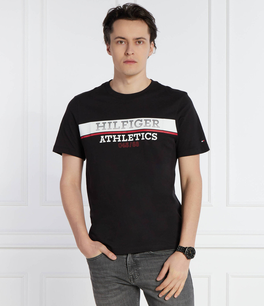 Футболка Tommy Hilfiger - черный(MW0MW34376)