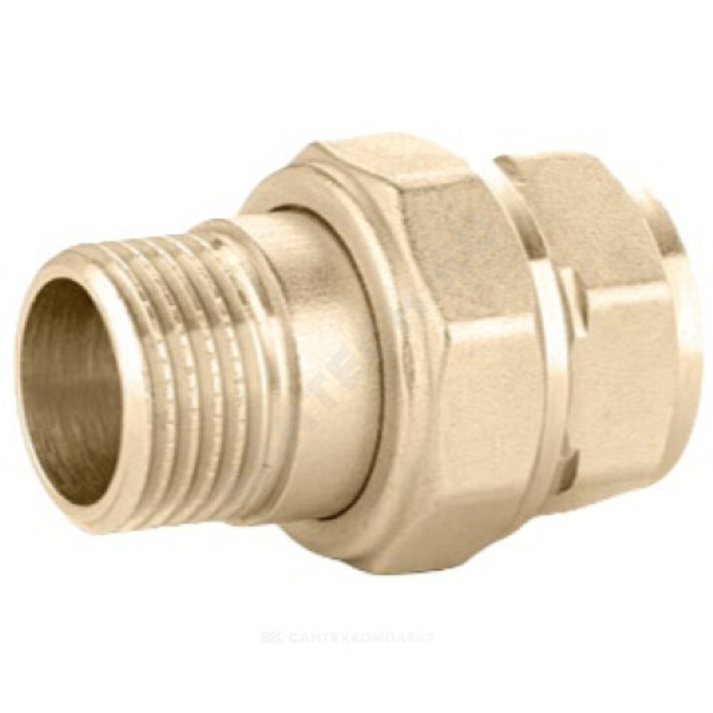 Соединитель латунь американка Ду 20 (3/4") прямой ВР/НР LD LD.65.520.20