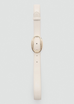 Ремень с овальной пряжкой