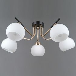 Потолочная люстра ILLUMICO LIBRA IL0713-5CSQ-24 BK FGD LIBRA