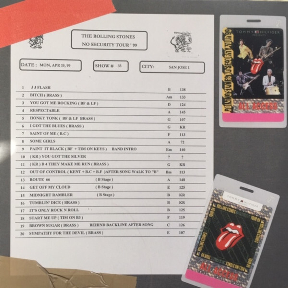 The Rolling Stones / No Security. San Jose '99 (3LP)