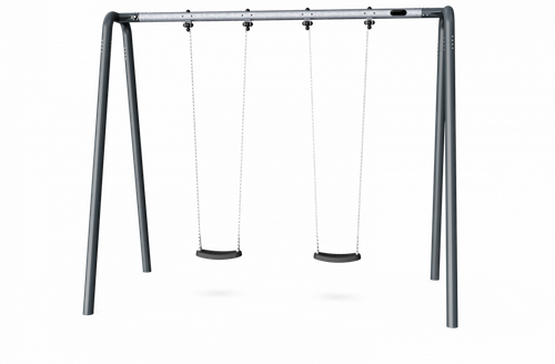 Двойные качели, Н=3,0 м, антрацит