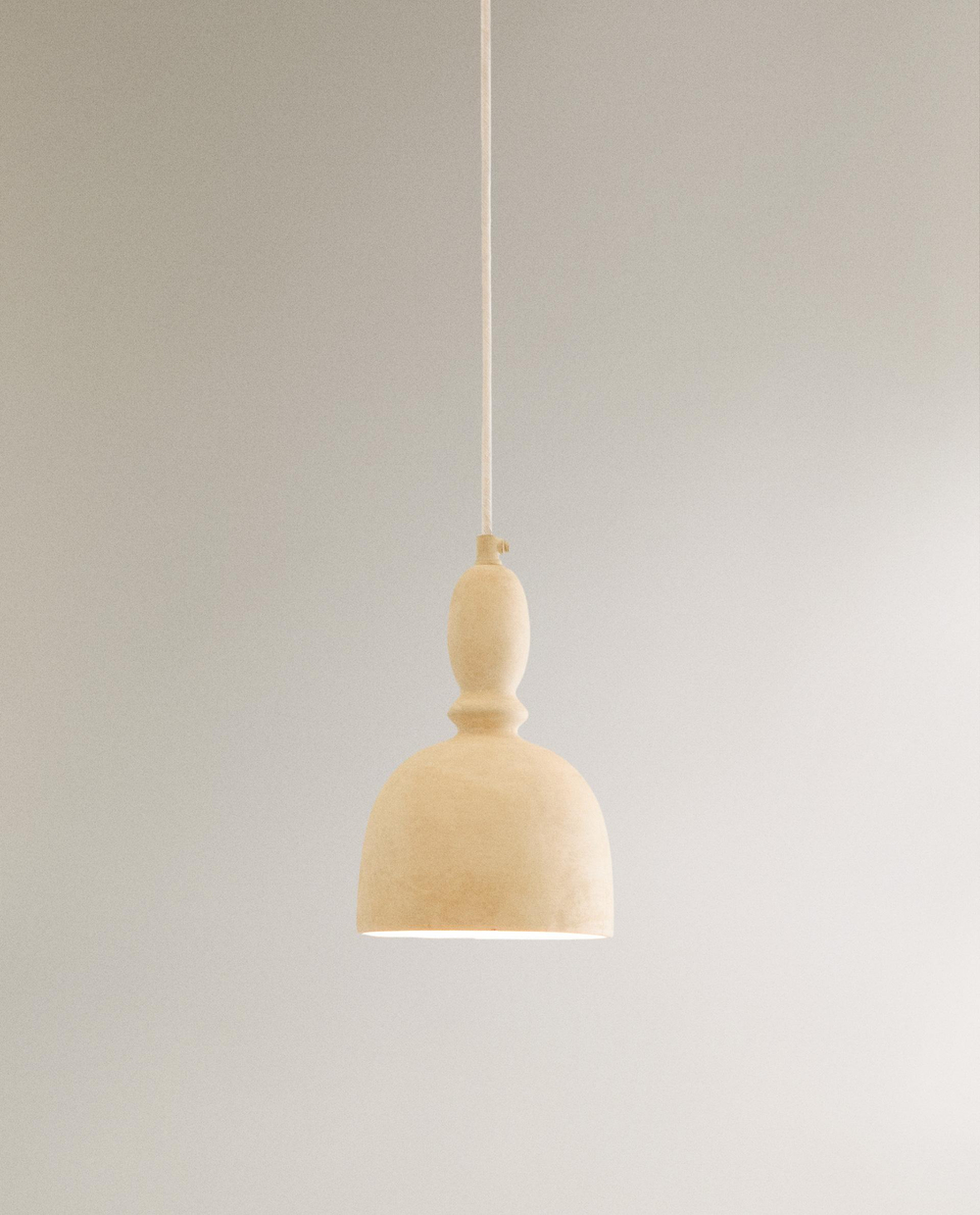 Zara Home Потолочный светильник, цвет бежевый, 19 см