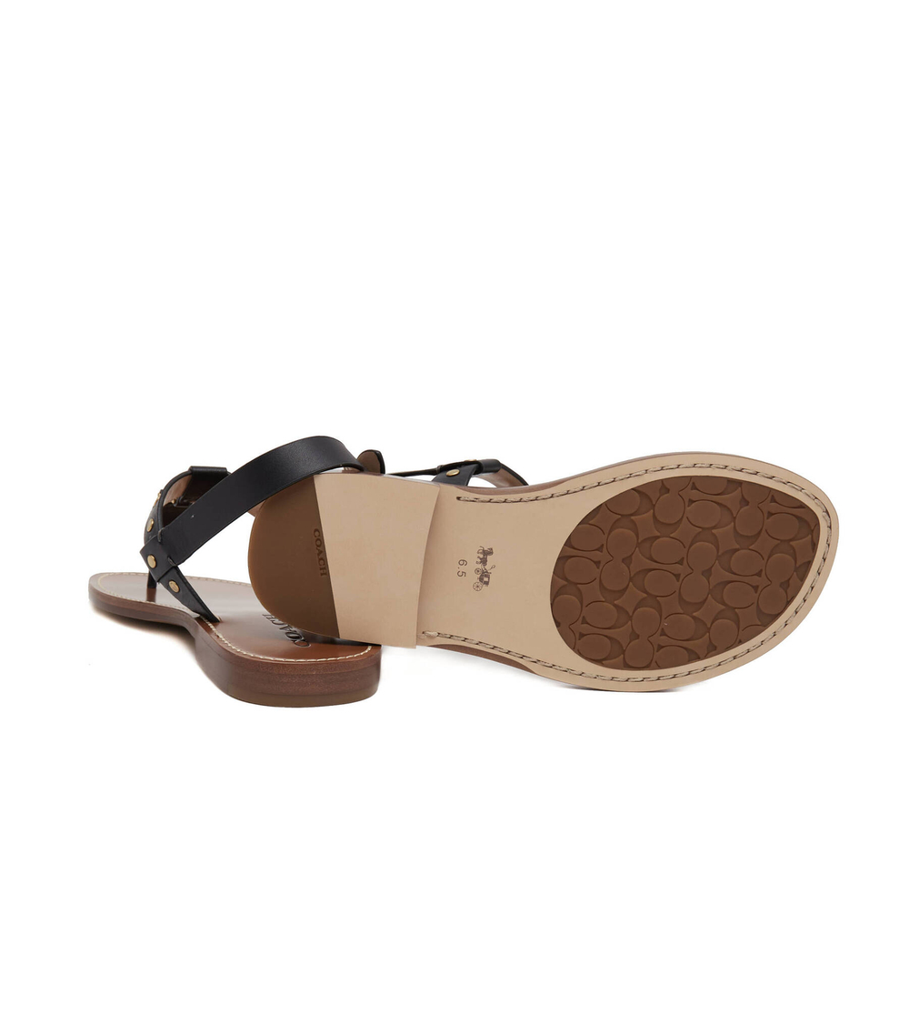 Кожаные босоножки hailee Coach - черный(CI207)