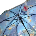 Зонт детский полуавтомат «Ultramarine - Морские жители», 8 спиц, d-100см, длина в слож. виде 65см
