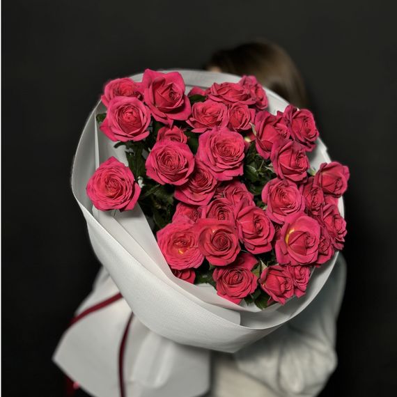 Монобукет из кустовой розы