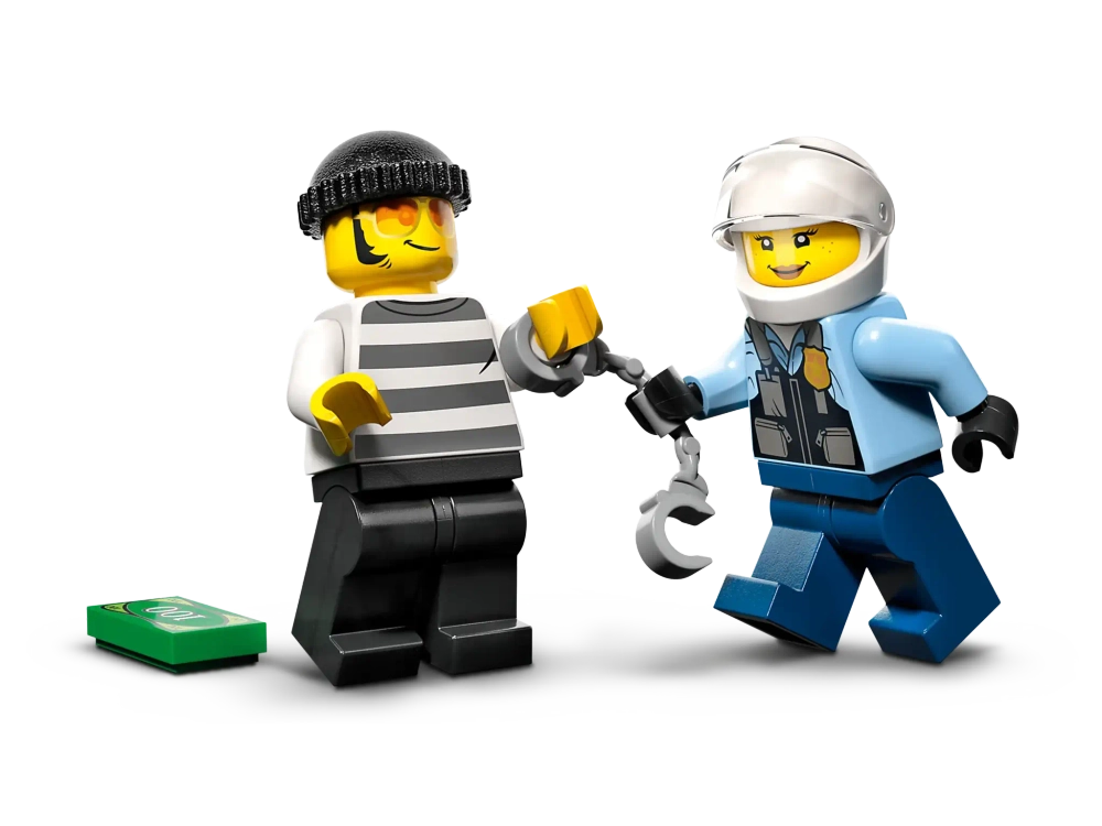 Конструктор LEGO City 60392 Полицейская погоня на байке