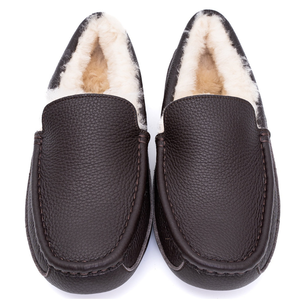 UGG Mens Ascot Leather China Tea