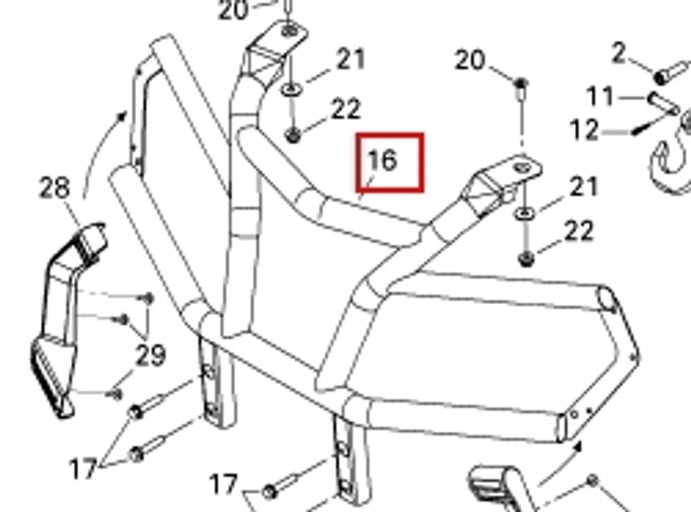 Передний бампрер XT Can-Am Outlander G1 705002812