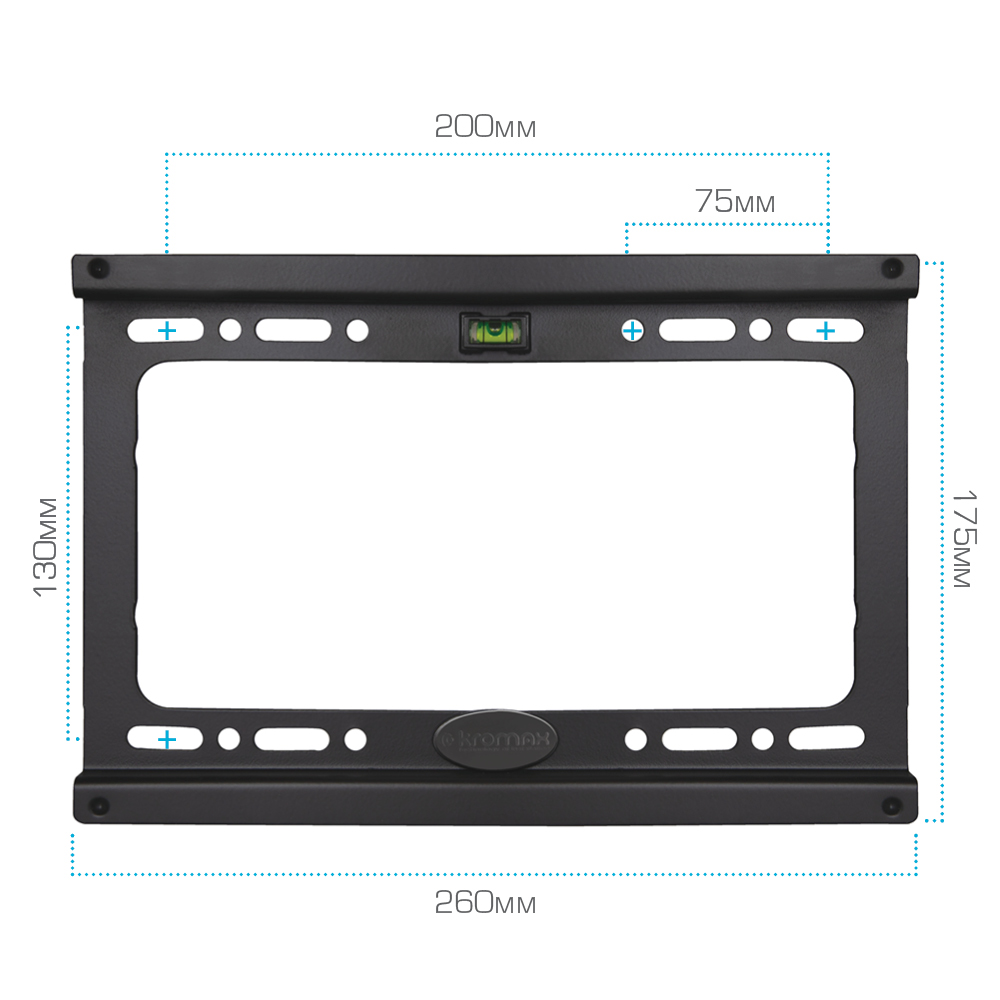Кронштейн KROMAX IDEAL-6 чёрный