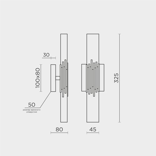 Настенный светильник MODELUX ML.88987.01 GD