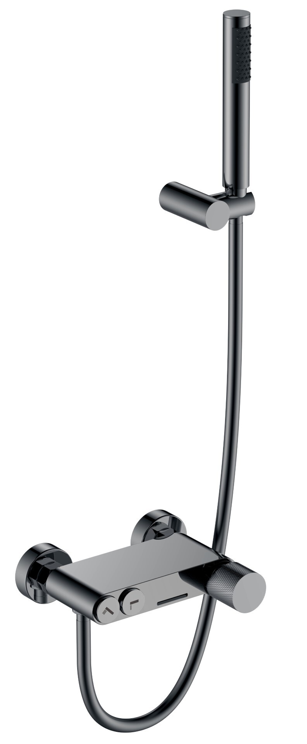 Boheme Смеситель STICK для ванны Shine Gun Metall c ручкой TOUCH