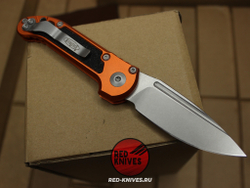 Нож Microtech ORG LUDT Gen III Standard S/E - клинок серый, оранж рукоять