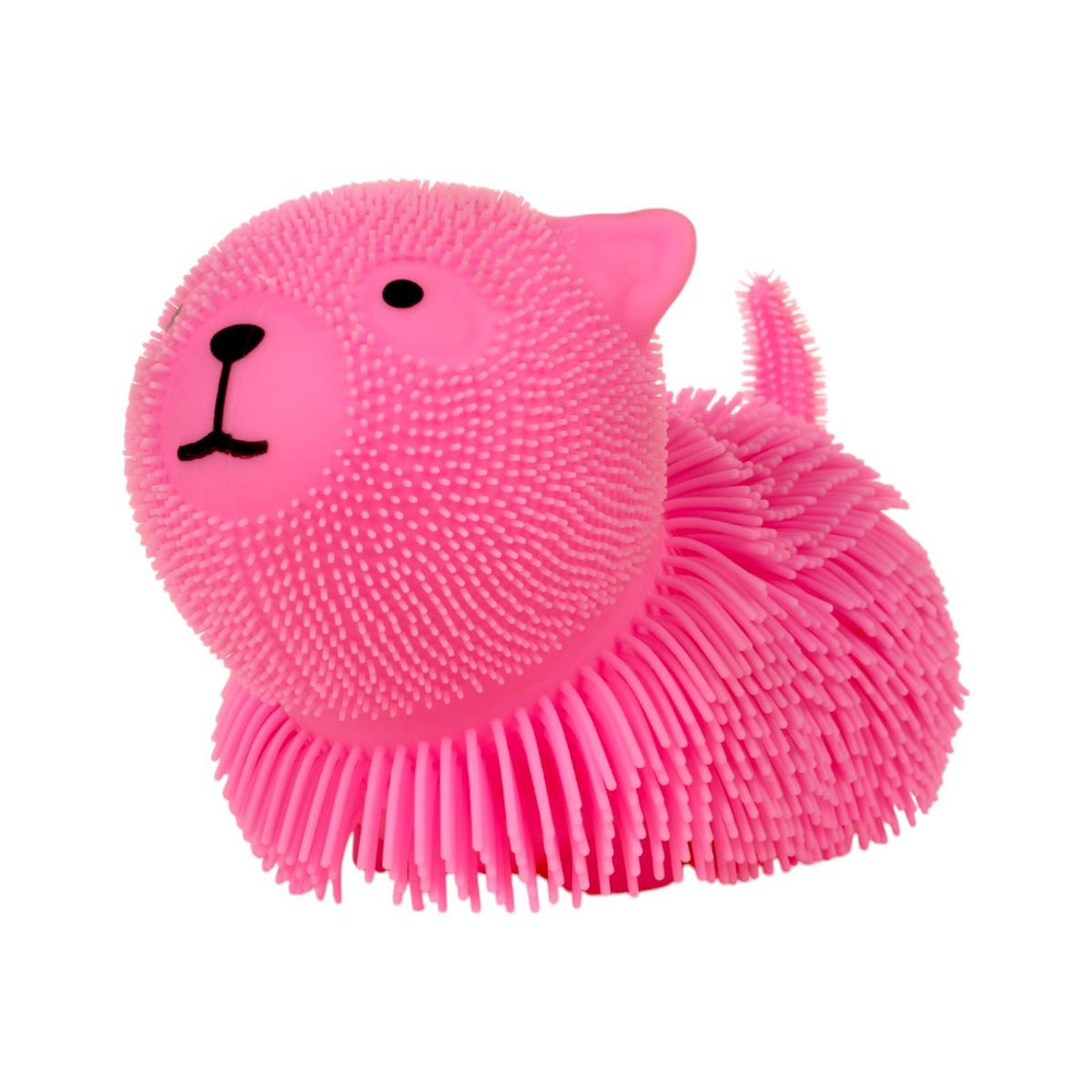 Мякиш волосатик Кошка 20 см, 4 цвета, пакет с-30410