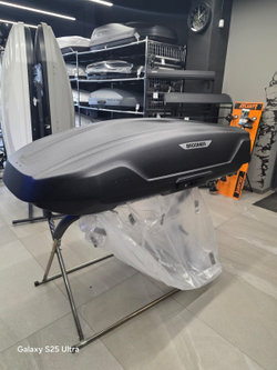 Бокс BROOMER Trekka (чёрный матовый,скобы) 187x89х40см. 430л. 11.146.01