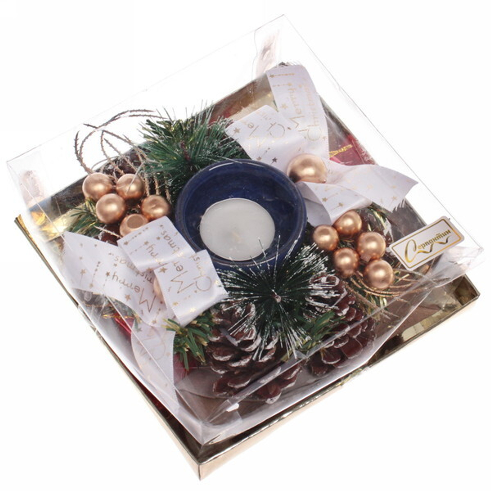 Подсвечник «Зимняя нежность» 14,5 см