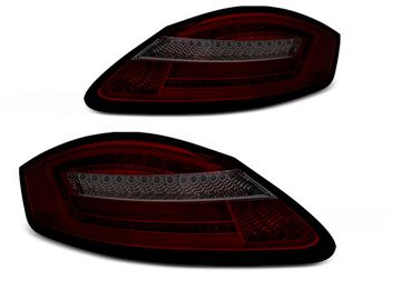 Задние фонари для Porsche Boxster 987 / Cayman 987 (05-08) LED Red Smoke