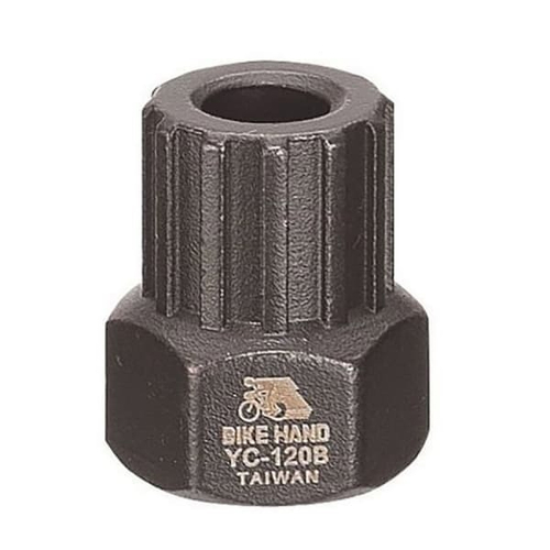 Съемник трещотки 6-230037 YC-120B захват под ключ 21мм, сталь, черный BIKEHAND