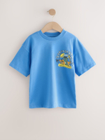 Футболка для мальчика Next AG3-080, 3 шт., Синий, Белый, Салатовый