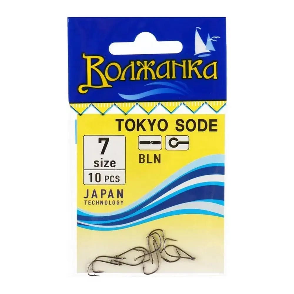 Крючки "Волжанка" Tokyo Sode #  7 (10шт/уп)