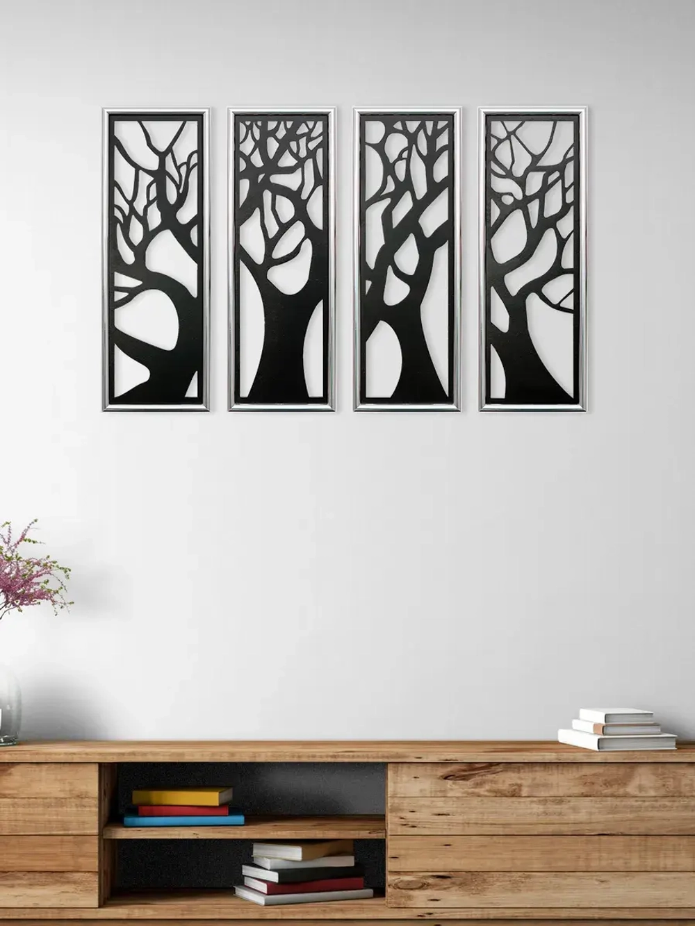 Панно на стену для интерьера 4 шт.