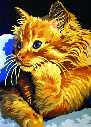 "Рыжий кот"-6229 канва с рисунком