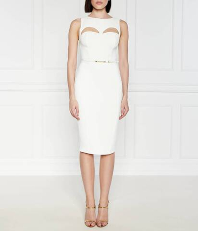 Платье с ремешком Elisabetta Franchi - белый(AB60742E2)