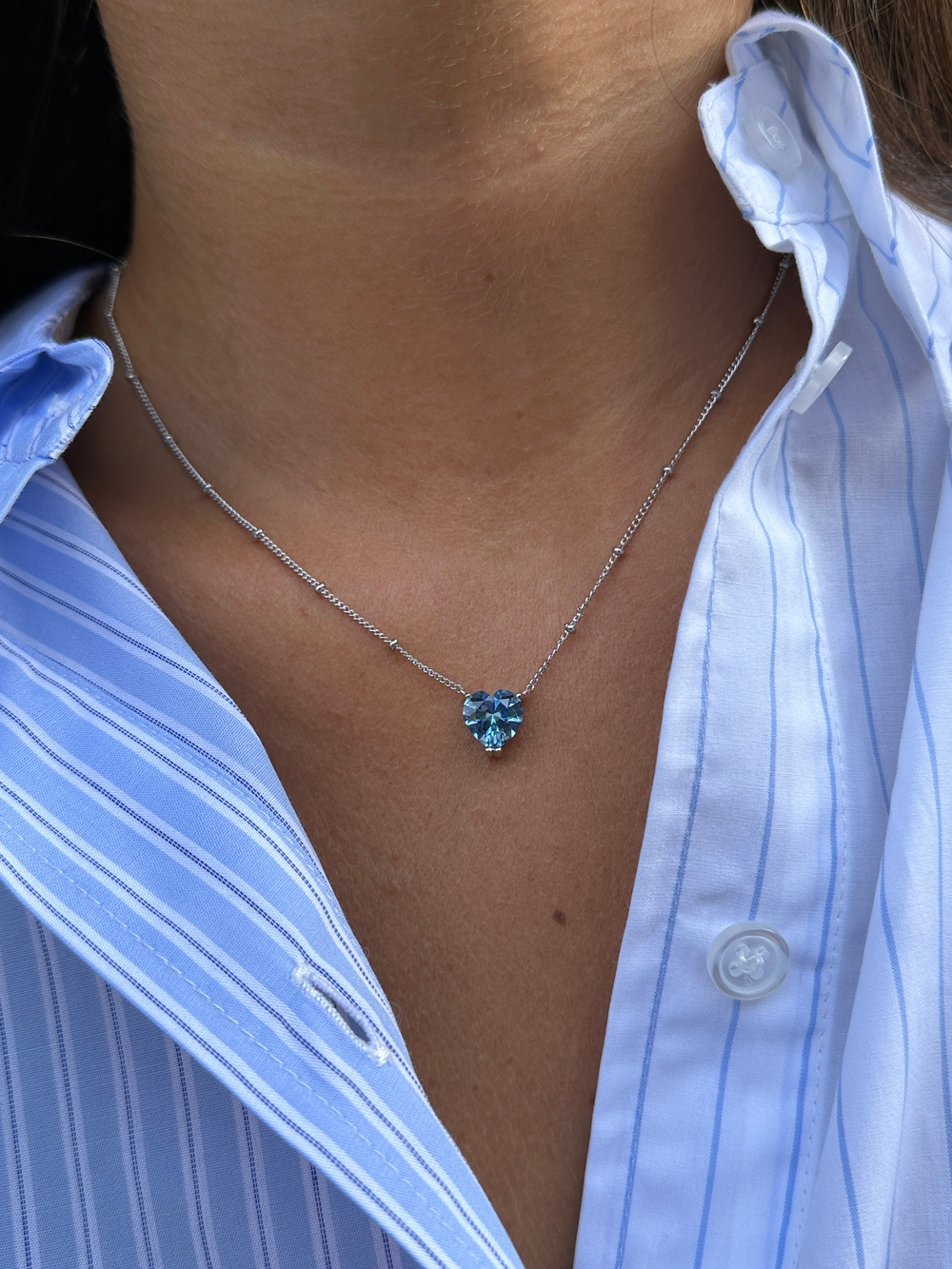 Колье Shine Blue