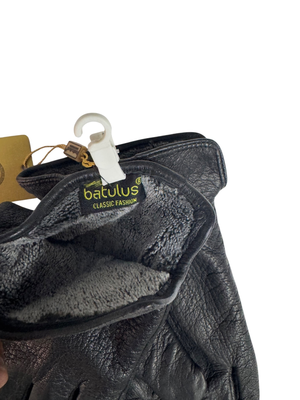 Перчатки. Мужские. Материал верха: Кожа оленя. Подклад: Плюш-флис. 5 шт в упаковке.