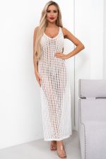 Платье ажурное (белый) Р11-508 Nikol