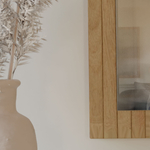 Зеркало настенное, 33х120, Пиафорте, прямоугольное, в раме, коричневое, массив дуба, Dipriz