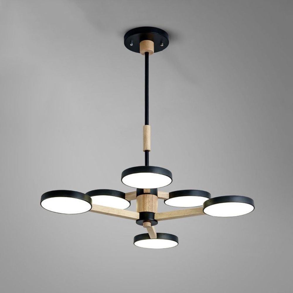 Люстра на штанге TURNA DBL L6 Black