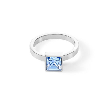 Кольцо Coeur de Lion Light Blue-Silver 18 мм 0500/40-0741 56 размер 17,8