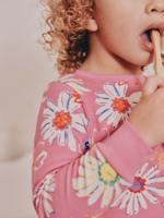 Пижама для девочки Next AJ8-347, 3 шт., Молочный, Красный, Розовый