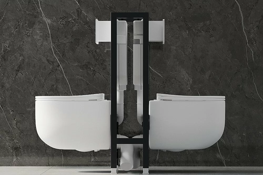 Инсталляция для унитаза ABBER AC0106 двойная