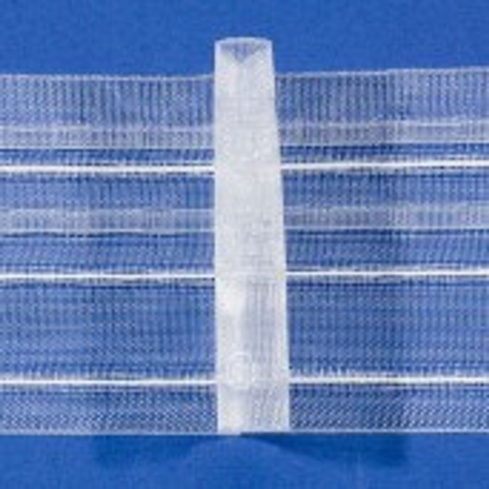 Шторная лента Bandex SIRTAKI 1:1.7 P1, групповые складки, цвет прозрачный (ширина 70 mm)