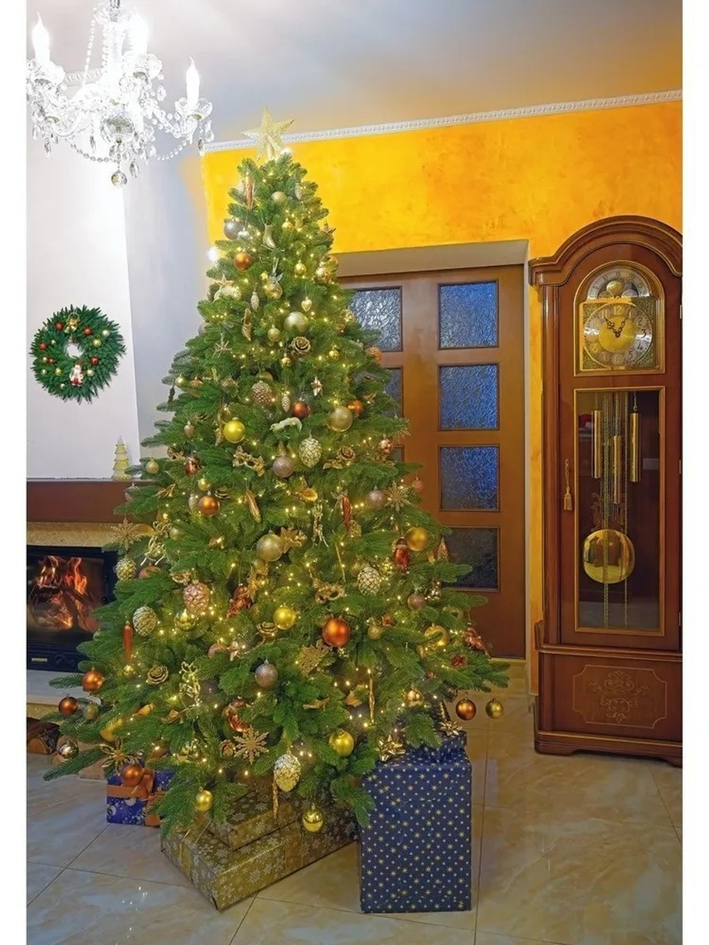 Ель искусственная Царь елка Финская премиум 210 см