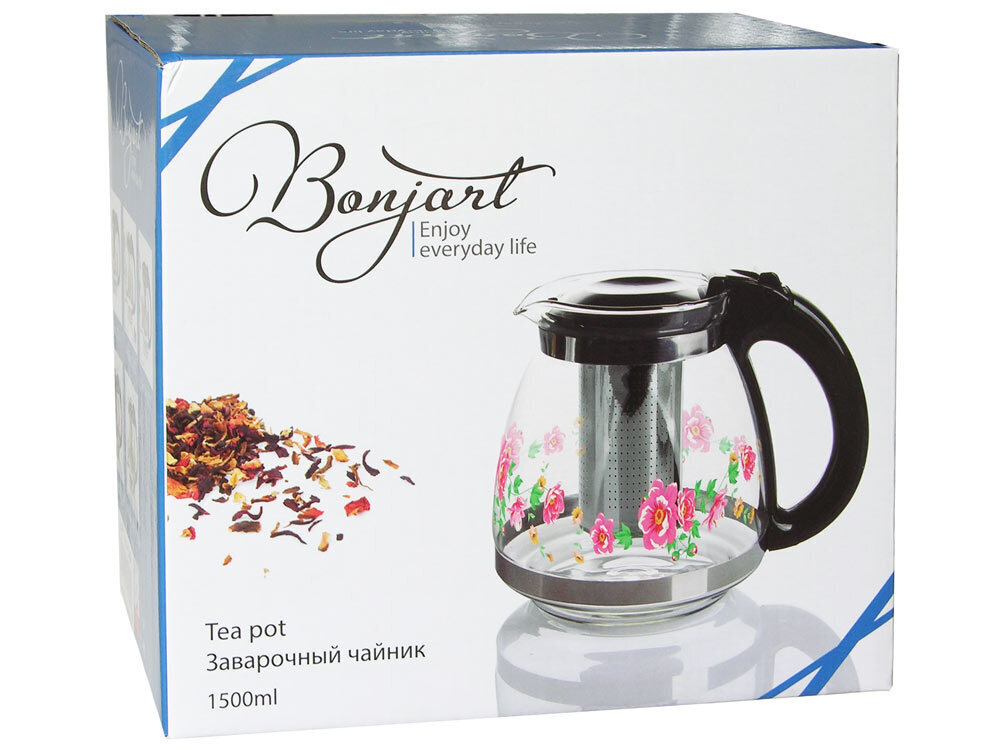 Чайник заварочный 1,5л с рисунком 3174