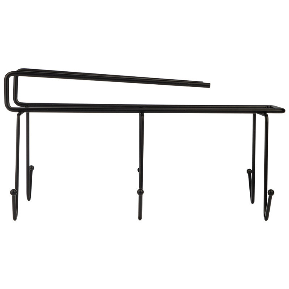 Вешалка 6 крючков металлическая "Scaffali", 20,5*27,5*14,5см (полимерное покрытие)