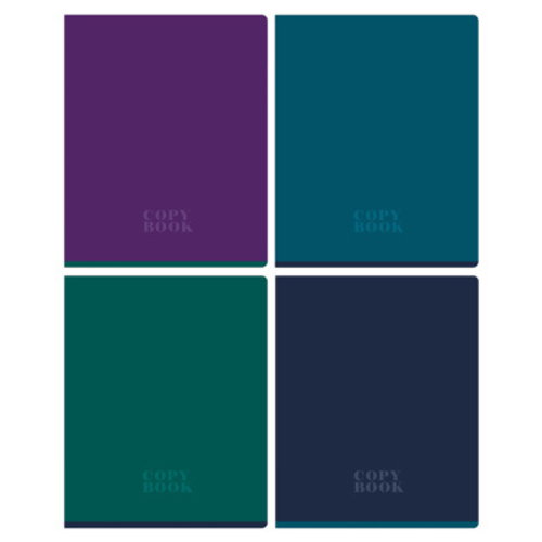 Тетрадь 48л., А5, клетка BG "Monocolor. Dark"