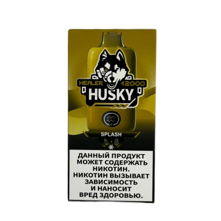 Husky Healer Splash - энергетик-ананас-лёд 12000 затяжек 20мг Hard (2% Hard)