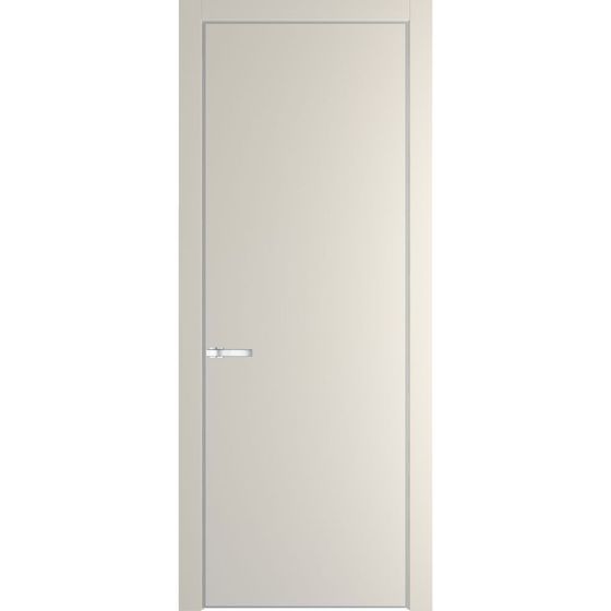 Фото межкомнатной двери эмаль Profil Doors 1PE кремовая магнолия глухая кромка матовая