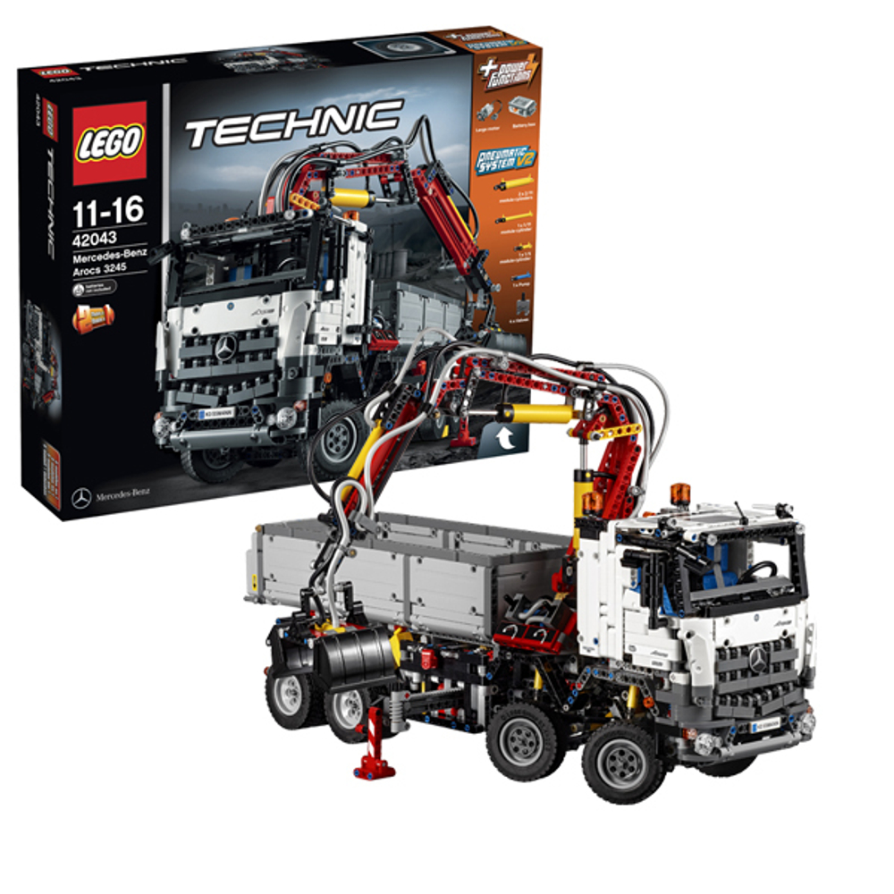 LEGO Technic: Mercedes-Benz Arocs 3246 42043 — Мерседес-Бенц Арокс — Лего Техника